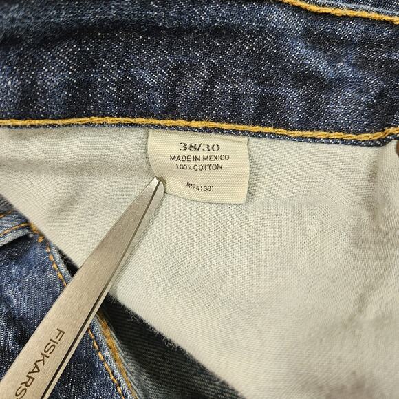 Polo Ralph Lauren Hampton Straight Leg Jeans Mens Size 38x30 Distressing READ - Picture 10 of 16